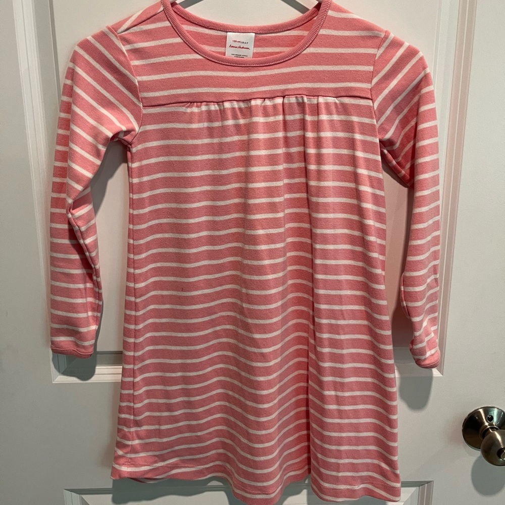Girls Hannah Andersson dress size 120 (6/7)